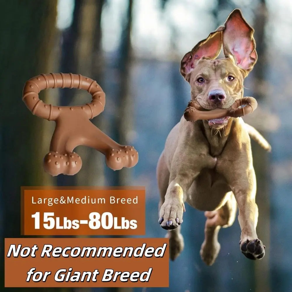 Gift for Pets, Dog Chew Toy, Durable Chew, Interactive Tough Chewer, Beef Flavor Indestructible Teeth Cleaning Toy, Interactive Dog Toy, Suitable for Small, Medium, Large, Extra Large Dogs