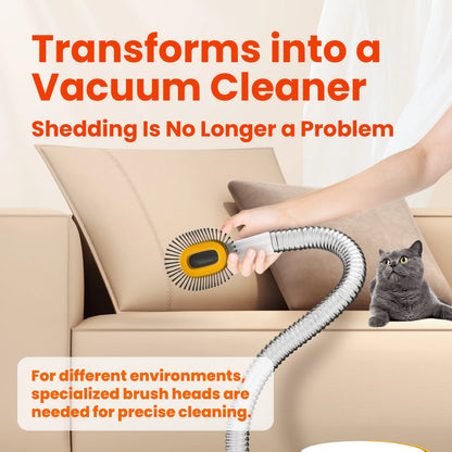 PUPPYOO 5-in-1 Pet Grooming Kit & Vacuum | 13000Pa Suction, 1.5L Dust Cup & Whisper-Quiet Operation for Dogs and Cats