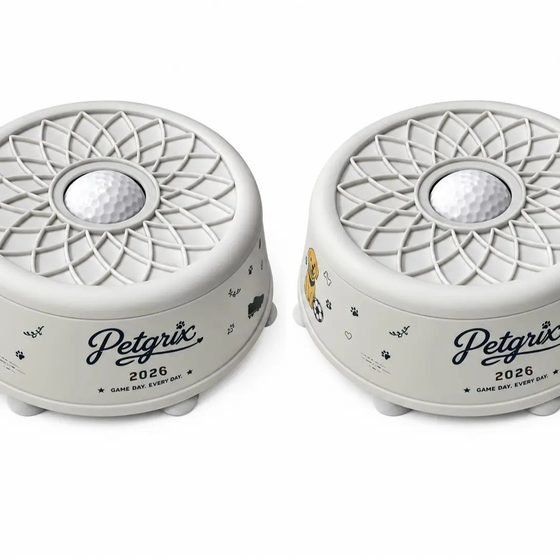 Petgrix Soccer Slow Feeder Dog Bowl | Interactive No-Spill Lick Bowl with Strong Suction Base for Peanut Butter & Wet Food