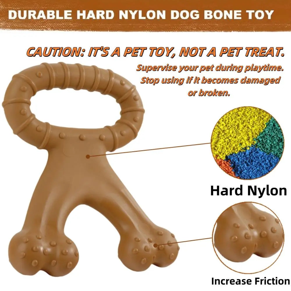 Gift for Pets, Dog Chew Toy, Durable Chew, Interactive Tough Chewer, Beef Flavor Indestructible Teeth Cleaning Toy, Interactive Dog Toy, Suitable for Small, Medium, Large, Extra Large Dogs
