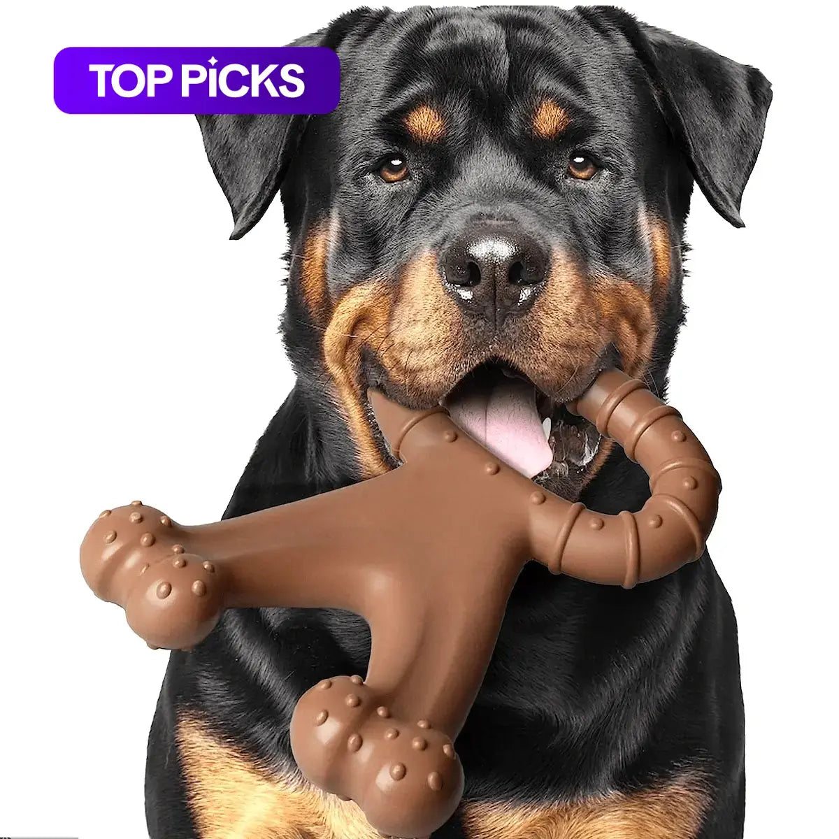 Gift for Pets, Dog Chew Toy, Durable Chew, Interactive Tough Chewer, Beef Flavor Indestructible Teeth Cleaning Toy, Interactive Dog Toy, Suitable for Small, Medium, Large, Extra Large Dogs