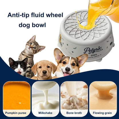 Petgrix Soccer Slow Feeder Dog Bowl | Interactive No-Spill Lick Bowl with Strong Suction Base for Peanut Butter & Wet Food