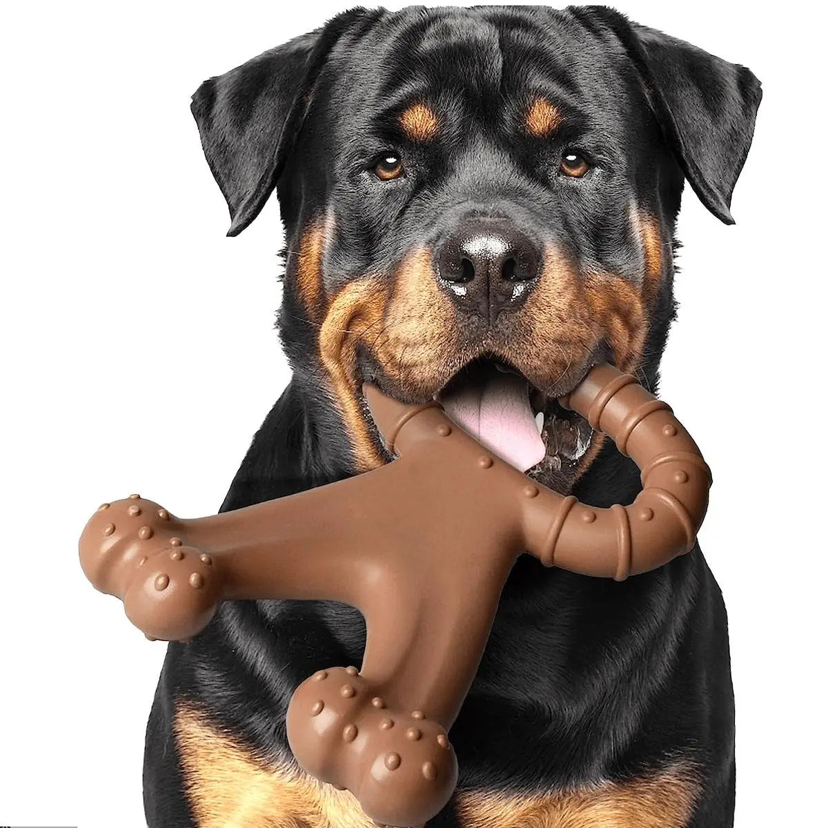 Gift for Pets, Dog Chew Toy, Durable Chew, Interactive Tough Chewer, Beef Flavor Indestructible Teeth Cleaning Toy, Interactive Dog Toy, Suitable for Small, Medium, Large, Extra Large Dogs