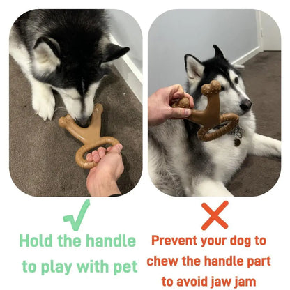 Gift for Pets, Dog Chew Toy, Durable Chew, Interactive Tough Chewer, Beef Flavor Indestructible Teeth Cleaning Toy, Interactive Dog Toy, Suitable for Small, Medium, Large, Extra Large Dogs